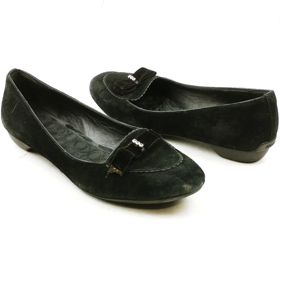 Coach Women's Black Slip-on Slippers Size 6.5M (Posh38)
